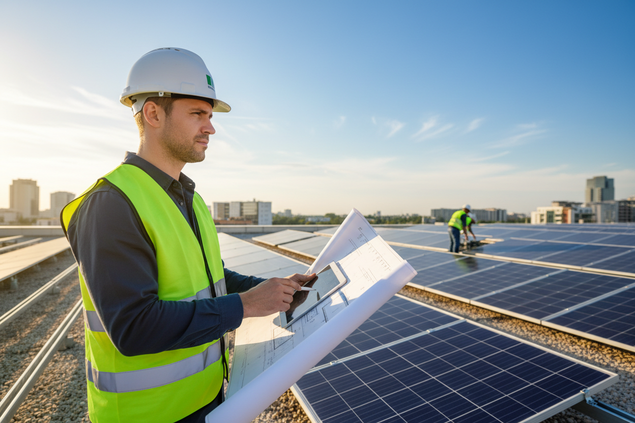 ingeniere-che-lavora-alla-progettaione-di-pannelli-fotovoltaici